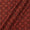 Modal By Modal Brick Red Colour Geometric Hand Block Print Fabric Online 9840CB1