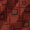 Modal By Modal Brick Red Colour Geometric Hand Block Print Fabric Online 9840CB1