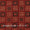 Modal By Modal Brick Red Colour Geometric Hand Block Print Fabric Online 9840CB1