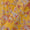 Cotton Turmeric Yellow Colour Floral Jaal Jaipuri Hand Block Print Fabric Online 9879AQ