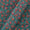 Cotton Aqua Marine Colour Floral Jaipuri Hand Block Print Fabric Online 9879AU