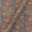 Cotton Cadet Blue Colour Floral Jaal Jaipuri Hand Block Print Fabric Online 9879Q