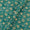 Cotton Aqua Marine Colour Floral Jaal Jaipuri Hand Block Print Fabric Online 9879W