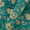 Cotton Aqua Marine Colour Floral Jaal Jaipuri Hand Block Print Fabric Online 9879W