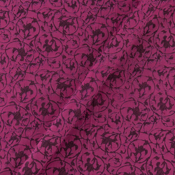 Double Block Print Candy Pink Colour Jaal Pattern Dabu Cotton Fabric Online 9882AN1