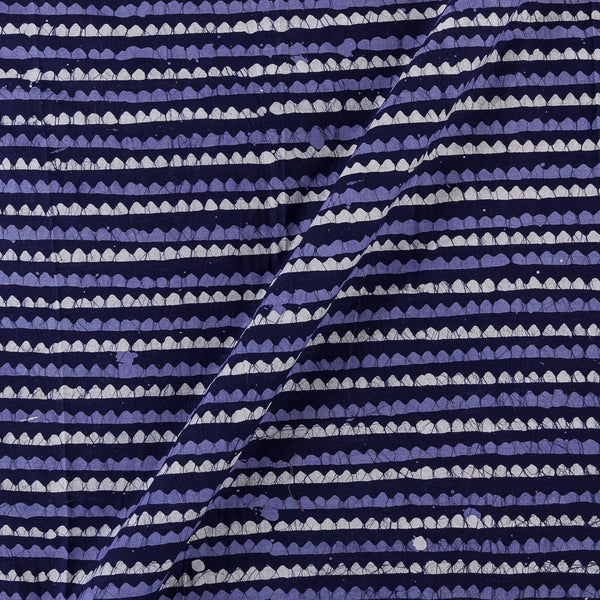 Dabu Cotton Violet Colour Geometric Batik Block Print Fabric Online 9888FI