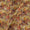 Modal Satin Feel Cream Beige Colour Floral Jaal Print 45 Inches Width Viscose Fabric