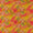 Leaves Print on Mustard Yellow Colour Muslin Silk Feel Viscose Fabric Online 9897AE1
