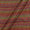 All Over Border Design Stripes Prints on Multi Colour Muslin Silk Feel Viscose Fabric Online 9897L2