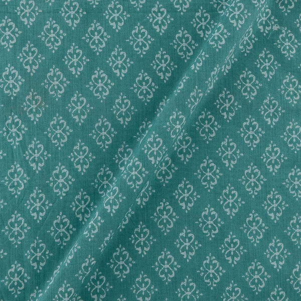 Cotton Cambridge Blue Colour Geometric Print Fancy Fabric Online 9914G1