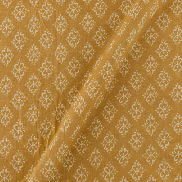 Cotton Mustard Colour Geometric Print Fancy Fabric Online 9914G2