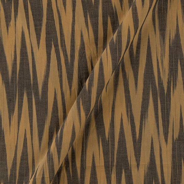 Cotton Peach Orange and Grey Colour Yarn Tie Dye Katra Fabric Online 9921CE2