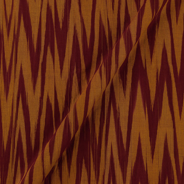 Cotton Maroon and Orange Colour Yarn Tie Dye Katra Fabric Online 9921CE8