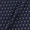 Cotton Indigo Colour Dabu Inspired Floral Print Fabric Online 9930BQ3