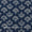 Natural Indigo Dye Floral Block Print on Cotton Fabric Online 9933IB