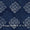 Natural Indigo Dye Floral Block Print on Cotton Fabric Online 9933IN