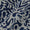 Natural Indigo Dye Jaal Block Print on Cotton Fabric Online 9933JD