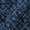 Cotton Dabu Indigo Colour Jaal with Checks Double Block Print 43 Inches Width Fabric