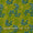 Soft Cotton Green X Yellow Cross Tone Floral Jaal Print Fabric Online 9934EK1