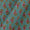 Cotton Cambridge Blue Colour Floral Print Fabric Online 9934IP2
