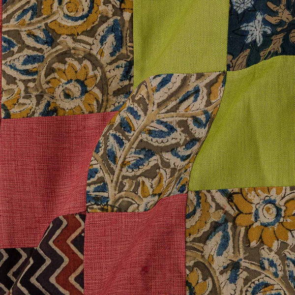 Upscaled Patchwork Multi Colour 38 Inches Width Cotton Fabric