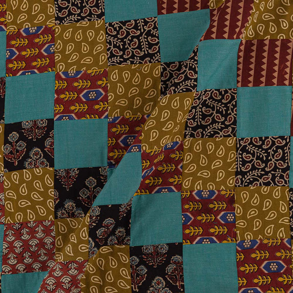 Upscaled Patchwork Multi Colour 39 Inches Width Cotton Fabric