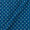 Soft Cotton Aqua Blue Colour Azo Free Ikat Pattern Print Fabric Online 9944AE3