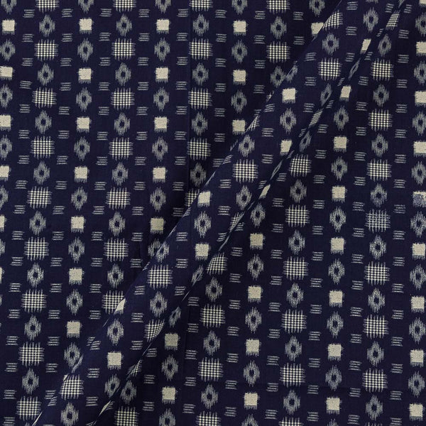 Soft Cotton Deep Purple Colour Azo Free Ikat Pattern Print Fabric Online 9944AG2