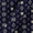 Soft Cotton Deep Purple Colour Azo Free Ikat Pattern Print Fabric Online 9944AG2