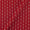 Soft Cotton Poppy Red Colour Azo Free Ikat Pattern Print Fabric Online 9944AG8
