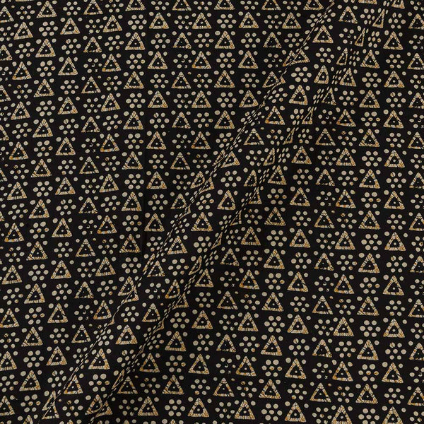 Soft Cotton Carbon Colour Geometric Print Fabric Online 9944AH4