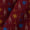 Soft Cotton Maroon Colour Ikat Pattern Print 41 Inches Width Fabric