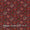 Flex Cotton Maroon Colour Patola Print Fabric Online 9949BN1
