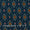 Flex Cotton Teal Blue Colour Geometric Print Fabric Online 9949BQ2