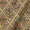 Cotton Pastel Green Colour Gold Foil Mughal Print Fabric Online 9958FM2