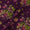 Soft Cotton Dark Purple Colour Floral Print Fabric Online 9958GL2