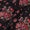Soft Cotton Black Colour Floral Print Fabric Online 9958GL3