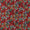 Soft Cotton Red Colour Floral Print Fabric Online 9958GM1