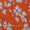 Soft Cotton Saffron Colour Floral Print Fabric Online 9958GO3