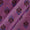 Spun Dupion (Artificial Raw Silk) Pink X Violet Cross Tone Floral Butti Print Fabric Online 9963BK