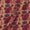 Cotton Dabu Beige Colour Batik Theme Floral Print Fabric Online 9973BA1