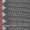 Cotton Grey X Black Cross Tone Azo Free Ikat with One Side Plain Border Fabric Online 9979BP2