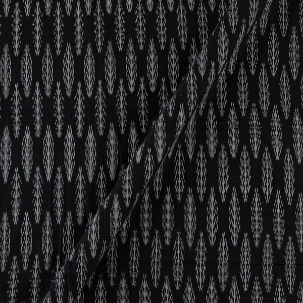 Cotton Black Colour Azo Free Ikat Fabric Online 9979BQ3