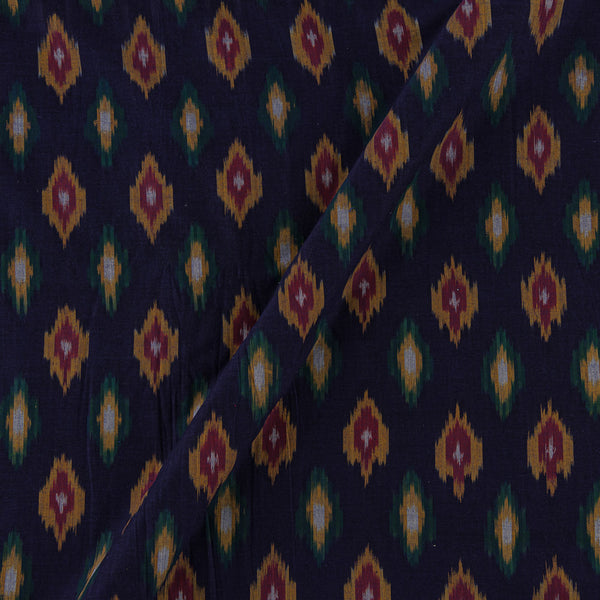 Cotton Violet X Black Cross Tone Azo Free Ikat Fabric Online 9979E5