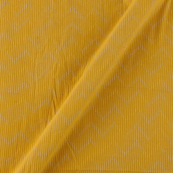 Cotton Jacquard Minion Yellow Colour Kantha Chevron Washed Fabric Online 9984DR1