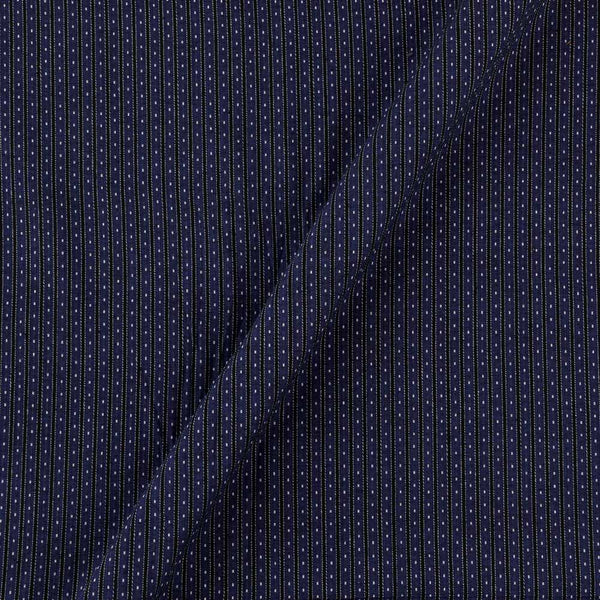 Buy Cotton Violet  X Black Colour Jacquard Kantha Stripes Fabric Online 9984EA2
