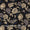 Soft Cotton Black Colour Floral Print Fabric Online 9992DT2