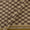 Cotton Bagru Beige Colour Geometric with One Side Border Hand Block Print 43 Inches Width Fabric