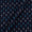 Cotton Ikat Midnight Blue X Black Cross Tone Washed Fabric Online D9150B4