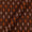 Cotton Ikat Rust X Black Cross Tone Washed Fabric Online D9150B5
